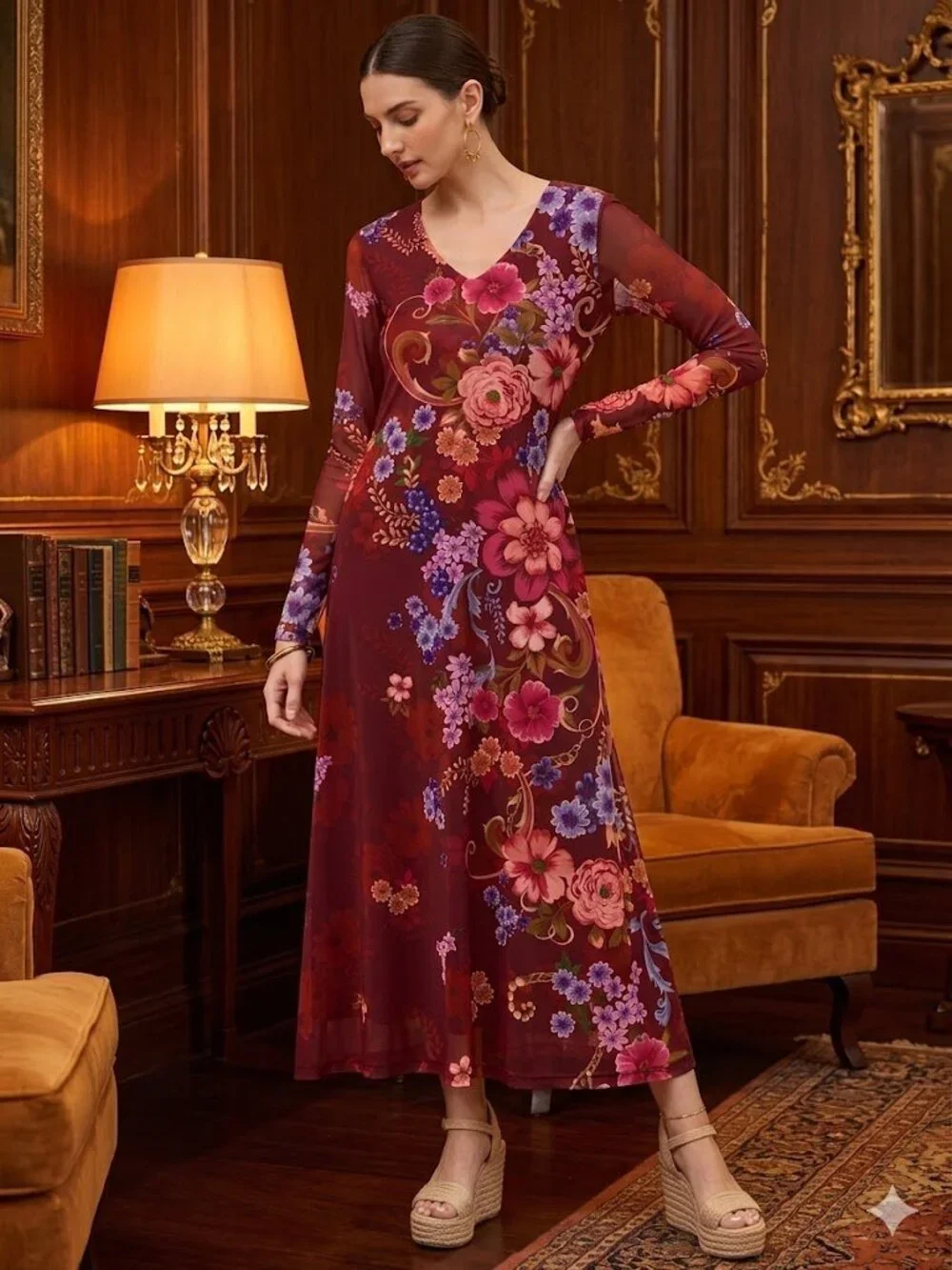 Johnny Was Long Sleeve Dress NWT size Medium - Picture 1 of 2